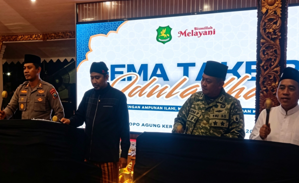 Takbir Menggema di Pendopo Agung, Bupati Fauzi Doakan Jemaah Haji dan Kemajuan Sumenep
