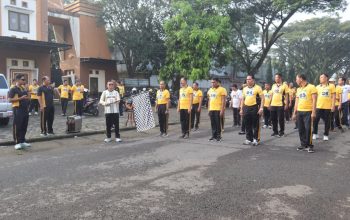 Pastikan Fisik Tetap Prima, Polres Trenggalek Gelar TKJ Semester I 2026