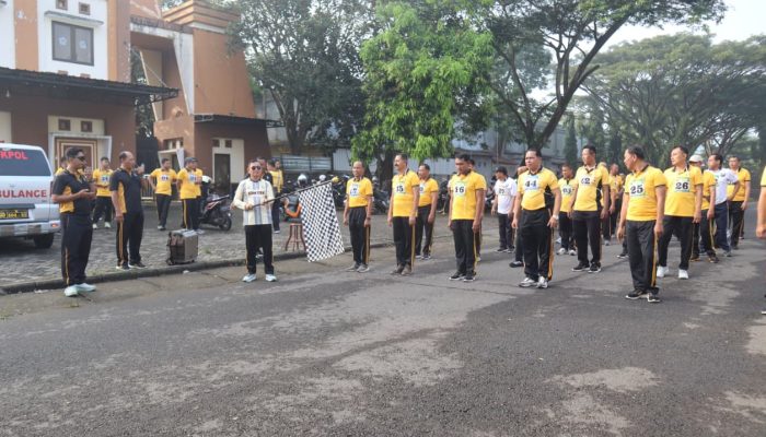 Pastikan Fisik Tetap Prima, Polres Trenggalek Gelar TKJ Semester I 2026