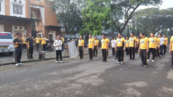 Pastikan Fisik Tetap Prima, Polres Trenggalek Gelar TKJ Semester I 2026