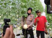 Polres Sumenep Dukung Smart Farming Melon di Manding