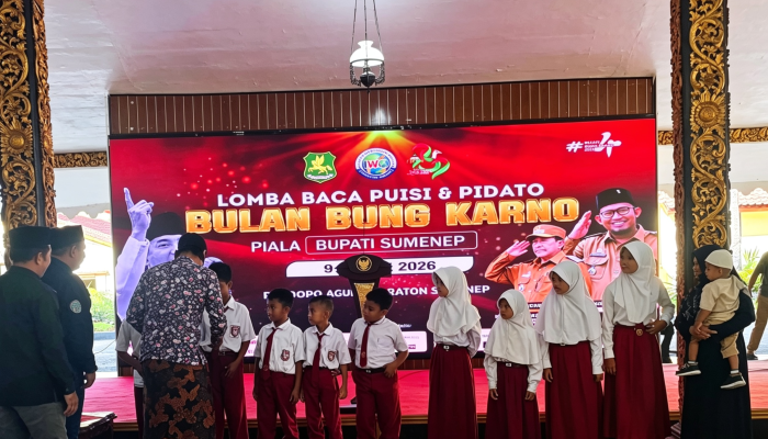 IWO Sumenep, Resmi Buka Lomba Pidato Bung Karno di Pendopo Agung Keraton Sumenep