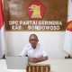 Ketua DPC Gerindra Bondowoso Apresiasi Langkah Presiden Prabowo Copot Ketua BGN Dadan Hindayana