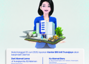 Mulai tanggal 22 Juni 2026, Layanan Kantor BRI Unit Trunojoyo Berpindah Alamat di Depan Pasar Panempan