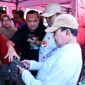 Bupati bersama Wakil nya saat meninjau sentra Kuliner Bank Jatim 