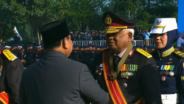 Penghargaan disematkan Presiden Prabowo Kepada Taufiequrrachman Ruki 