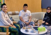 Moh. Nafis bersama Ketua LKK PCNU Sumenep Hodaifah