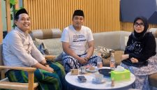 Moh. Nafis bersama Ketua LKK PCNU Sumenep Hodaifah