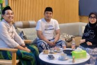 Moh. Nafis bersama Ketua LKK PCNU Sumenep Hodaifah