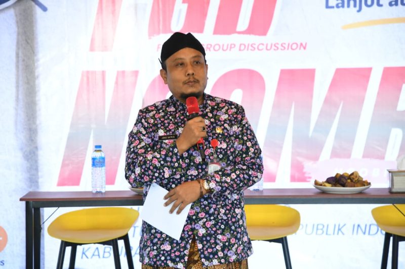 Staf Ahli Bupati bidang ekonomi, Joko Satrio
