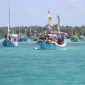 Laut Masalembu dipenuhi perahu dalam acara petik laut