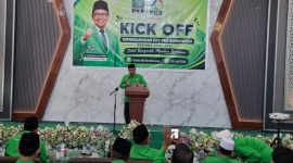 Ketua PKB Bondowoso, H. Ahmad Dafir saat sambutan