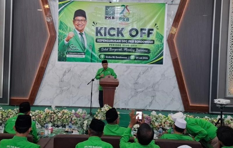 Ketua PKB Bondowoso, H. Ahmad Dafir saat sambutan
