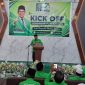 Ketua PKB Bondowoso, H. Ahmad Dafir saat sambutan
