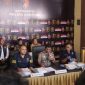 Kapolres Sampang, AKBP Hartono didampingi Kasatreskrim Iptu Nur Fajri Alim dan Kasi Humas, 
