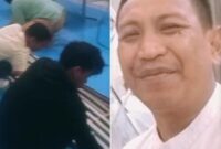 Saat relawan melakukan bersih-bersih, Mitra SPPG Kalianyar Tamanan, Yul Riyadi (kanan)