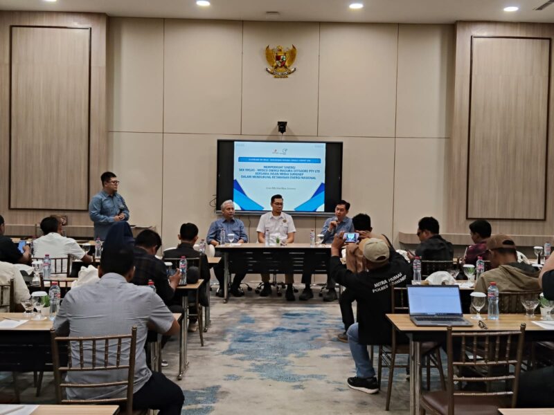 Forum Silaturrahmi SKK Migas-MedcoEnergi bersama awak media di Sumenep 