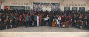 Binar Junior High School Belajar Karakter di Markas Yonif TP 931/Ksatria Jokotole, MPLS Dikemas Lewat Edukasi Bela Negara dan Ketahanan Pangan