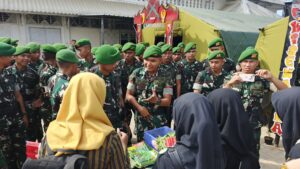 Binar Junior High School Belajar Karakter di Markas Yonif TP 931/Ksatria Jokotole, MPLS Dikemas Lewat Edukasi Bela Negara dan Ketahanan Pangan