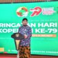 Bupati Sumenep Achmad Fauzi Wongsojudo dalam acara tasyakuran Hari Koperasi Nasional ke-79 di Pendopo Agung
