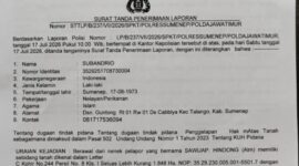 Bukti STTPL Polresta Sumenep 