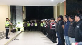 Kapolresta Sumenep Kombes Pol Ariek Indra Sentanu saat memimpin Apel Patroli