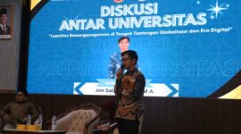 Kehangatan diskusi antar dua Univetsitas 