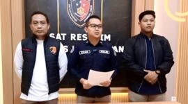Kasi Humas Polres Pamekasan saat memberikan keterangan pada media