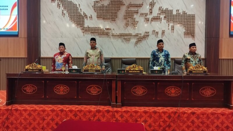 Sidang paripurna DPRD Sumenep 