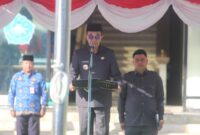 Bupati Pamekasan, Kholilurrahman menjadi Inspektur upacara hari Kebangkitan Nasional 2026