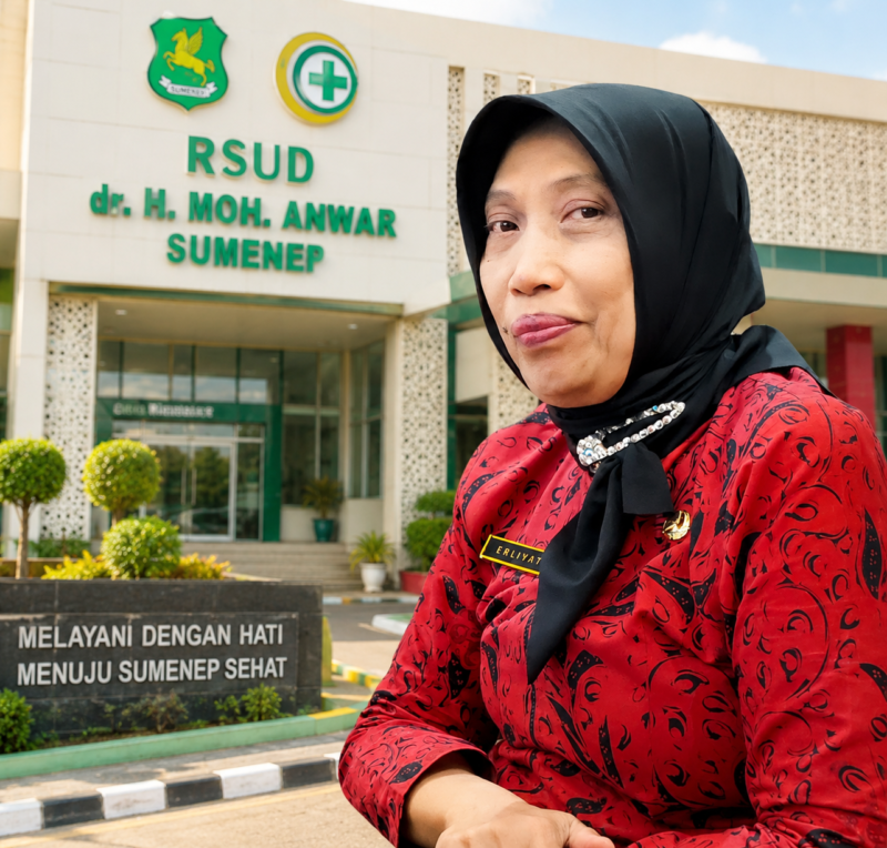 Direktur RSUDMA Sumenep, dr. Hj. Erliyati, M.Kes