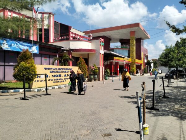 Tampak luar lingkungan gedung RSUD Sumenep 