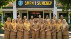 Bupati Achmad Fauzi Wongsojudo saat sidak MPLS di SMPN 1 Sumenep 