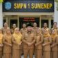 Bupati Achmad Fauzi Wongsojudo saat sidak MPLS di SMPN 1 Sumenep 