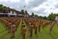 Para ASN saat ikut Apel di Pemkab Sumenep 
