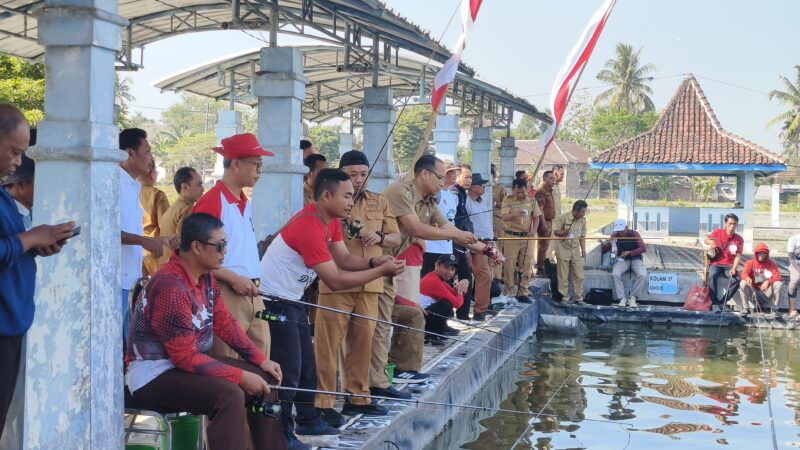 Wabup juga ikut hadir dalam laga lomba mancing Disnakan Bondowoso
