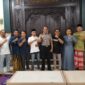 Kapolsek Bluto AKP Agus Sugito bersama sejumlah awak media 