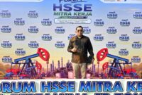 H. Rudi atau Bos HR pengusaha Migas asal Pamekasan saat menghadiri Forum HSSE Zona 4 Mitra Pertamina EP Palembang
