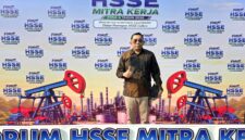 H. Rudi atau Bos HR pengusaha Migas asal Pamekasan saat menghadiri Forum HSSE Zona 4 Mitra Pertamina EP Palembang