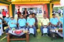 Bupati Fauzi diapit Wabup dan Kapolresta.Sumenep