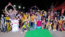 Camat Tamanan dan Istri saat foto bareng peserta lomba