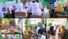 Kegiatan skrining Puskesmas Pandian di MTsN 1 Sumenep 