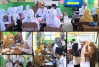 Kegiatan skrining Puskesmas Pandian di MTsN 1 Sumenep 