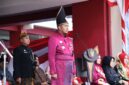 Bupati Sumenep Achmad Fauzi Wongsojudo saat jadi inspektur upacara HUT ke-81 RI di halaman Pemkab Sumenep 