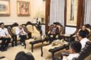 Tim DPRD Jatim saat bertemu Bupati Bondowoso
