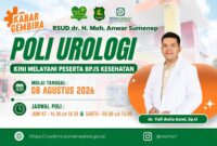 Pamflet pengumuman RSUD dr. H. Moh. Anwar Sumenep 