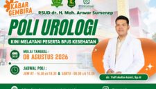 Pamflet pengumuman RSUD dr. H. Moh. Anwar Sumenep 