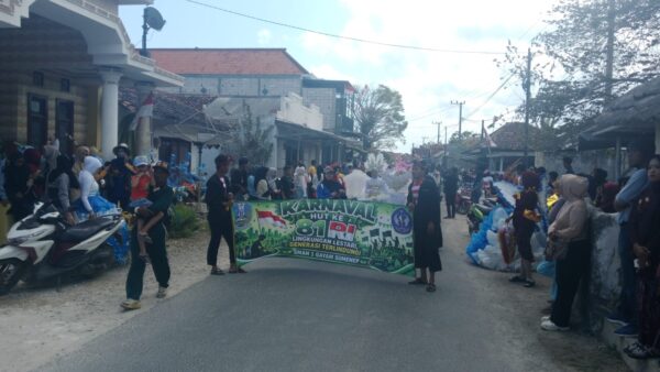 26 Lembaga Semarakkan Karnaval HUT RI ke-81 di Gayam, Usung Pesan Daur Ulang dan Peduli Lingkungan