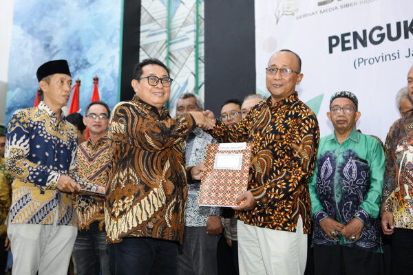 Pokja Jaga Desa Dikukuhkan, SMSI Jatim Siap Jalankan Amanah