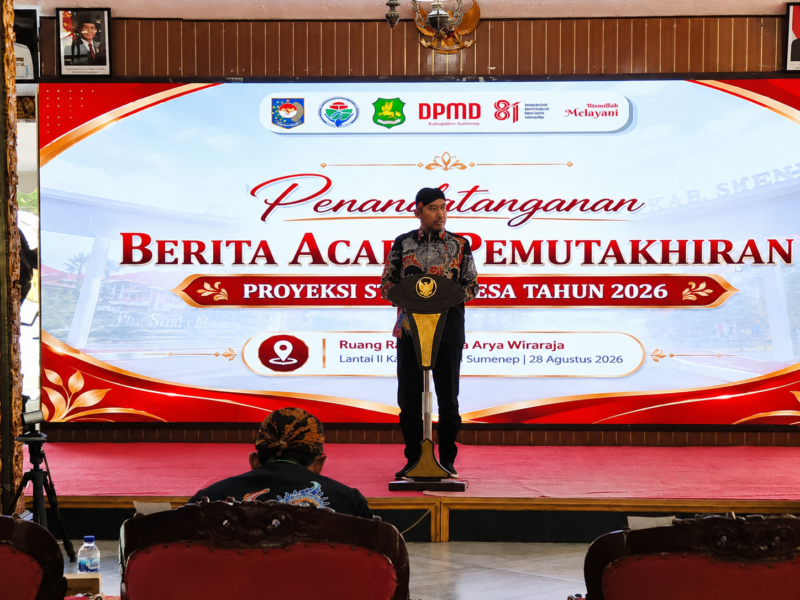 Bupati Sumenep Dr Achmad Fauzi Wongsojudo 